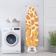 thumbnail image 3 of HELLHERO Hook and Loop Fastener Strap Iron Padding Covers Iron Board Cover Adjustable Fastener Fastener Straps for Home Use Household Scorch Guard, Giraffe, 3 of 5