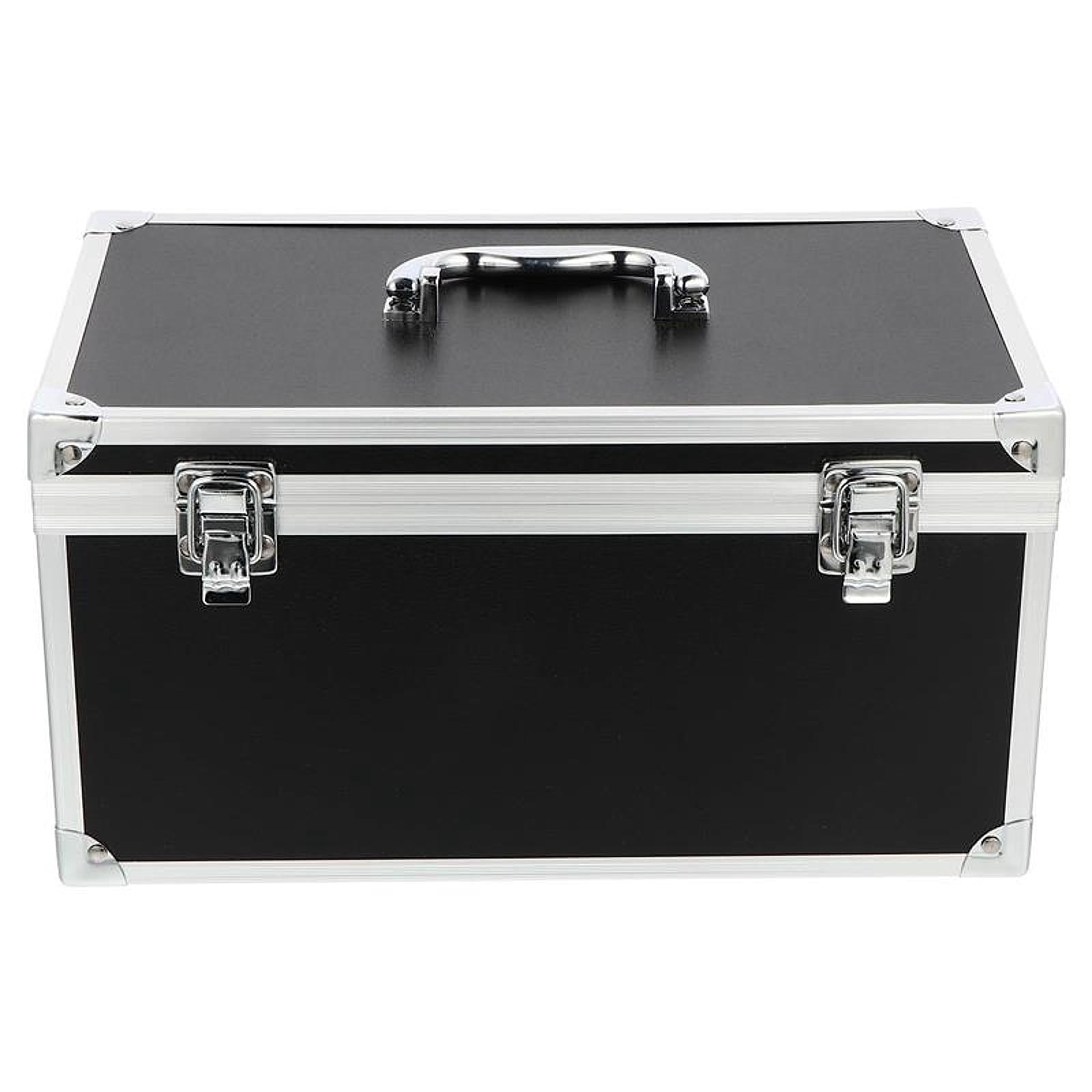oshhni Aluminum Alloy Tool Box Professional Versatile Dustproof Hard Case Tool Case 29cmx16cmx15cm