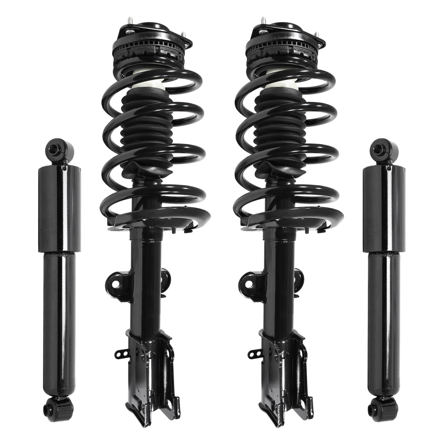 Unity 4-11970-253050-001 Front and Rear 4 Wheel Complete Strut Assembly with Gas Shock Kit 2008 2014 Chrysler Town And Country Rear Shocks