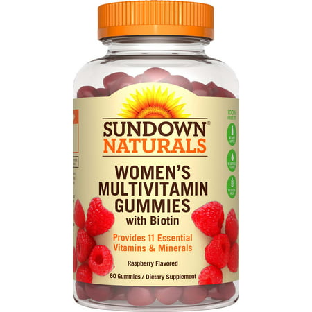 Sundown Naturals Women's Multivitamin with Biotin, 60 (Best Multivitamin For Hair)