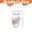Clear2, variant on 1Pcs Elegant Handmade Glass Vase with Vertical Stripe for Desktop Miniature Decoration, 2X1In (Clear1)