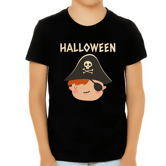 Funny Pirate Halloween Shirt Boys Cute Pirate Halloween Shirts for Boys Halloween Shirts for Kids