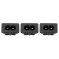 thumbnail image 1 of C8 Panel Mount Plug Adapter, 250V AC 2.5A 2 Pins IEC Inlet Module Plug Power Connector Socket Straight 3 Pcs, 1 of 4