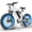 White, variant on Qlife Racer Fat Tire Electric Bike For Adults, Max 28MPH Mountain Ebike with 500W Motor, 20x4.0"Tire Step Over E-MTB,48V 10.4Ah Removable Battery with Free Lock,Black