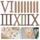 thumbnail image 3 of Reloj de pared moderno sin marco con números romanos, ideal para decorar el hogar. Perfecto para sala de estar, dormitorio, oficina o cualquier espacio., 3 of 8