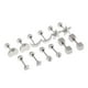 thumbnail image 2 of Aretes de acero inoxidable Sunnimix 6 pares con rosca de bola Plata, 2 of 8