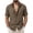 Coffee, variant on DeHolifer Mens Button Down Short Sleeve Shirt Casual Shirts Summer Beach Shirts with Pocket Wine 2XL