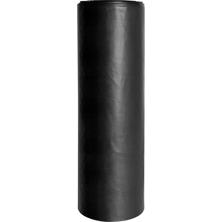 Webster Can Liners - 60 gal Capacity - Black - 100/Carton - Waste Disposal - image 2 of 2