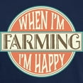 thumbnail image 3 of CafePress - Happy Farmer Dark T Shirt - Men's Classic Graphic Cotton T-Shirt, 3 of 4