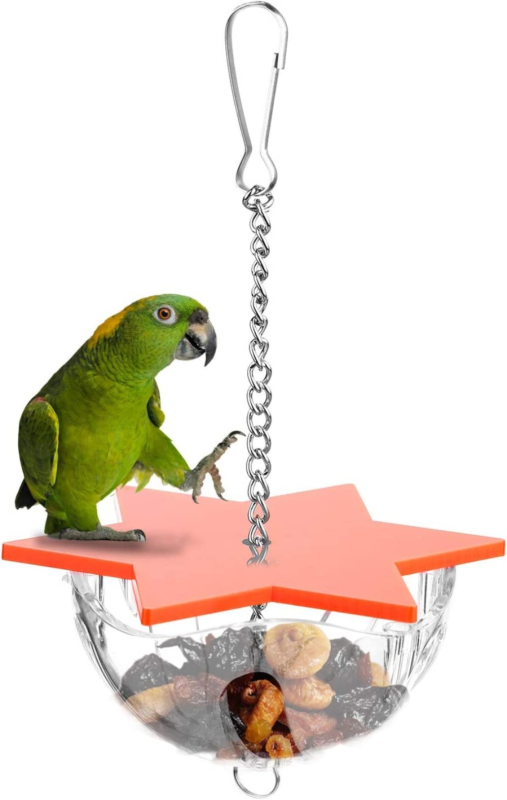 RovKeav Parrot Foraging Toys, Bird Cage Feeder Toys, Parrots Feeder Six