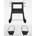 thumbnail image 3 of KEMIMOTO UTV Cab Enclosure for Yamaha Rhino (with half doors) 450 660 700 2004-2013 PVC Windwhield Soft Upper Doors, 3 of 9