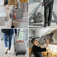 thumbnail image 2 of UKEIN Rolling Backpack for Adults Backpack with Wheels with USB Charging Port & Combination Lock Roller Backpack with Packing Cubes and Shoe Pocket, 2 of 8