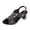 Black, variant on Glitter Rhinestones High Heels Dressy Sandals for Women Bride Wedding Bling Boho Hollow out Leather Open Toe Chunky Block Heeled Gladiator Slingback Dress Pumps Shoes Summer Black Size 6.5