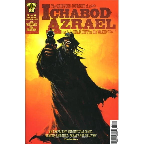 Grievous Journey of Ichabod Azrael (and the Dead Left in His Wake), The #3 VF ; Rebellion Comic Book