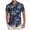 Navy#02, variant on Wrtxtat Men's Hawaiian Shirts Lapel Short Sleeve Full Button Down Novelty Cruise Holiday Shirts Summer Holiday Vacation Beach Party Shirts Navy#01 XL