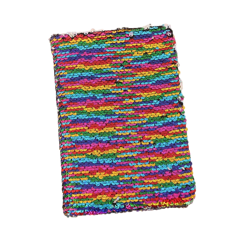 Ustyle A5 Reversible Sequins Journal Office Diary Notebook Daily Memos