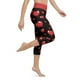 thumbnail image 5 of Gibobby Leggins estampados Pantalones Pilates Estampado rayas San Valentín Leggings mujer Pantalones rayas día para correr para correr（Rojo， XXL), 5 of 5