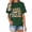 Green, variant on 100 Days of School Celebration Kids T-Shirt Fun "100" Number Print Elementary Achievement Reward