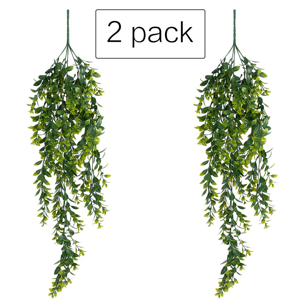 39" Boxwood Garland Artificial Plants Greenery Garland Fake Hanging