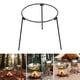 thumbnail image 5 of Soporte para ollas con trípode para fogatas, patas plegables, soporte para sartenes y woks, multifuncional para fuego abierto Anillo individual de 34 cm, 5 of 7