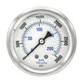 thumbnail image 2 of PIC Gauges PRO-202L-254P Center Back Mount Glycerin Filled Industrial Pressure Gauge w/ SS Case, Brass Internals, Plastic Lens, 2.5" Dial, 0/3000 psi Range, 1/4" Male NPT CA1, 2 of 2