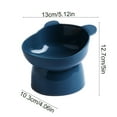 thumbnail image 2 of Elevated Cat Food and Water Bowl with Wide Shallow Design, Reduce Whisker Discomfort, Promote Better Digestion, Easy to Use and Clean for All Feline Types, 2 of 5