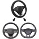 thumbnail image 4 of Universal Car Steering Wheel Cover Anti-Slip Sweat Absorbent 3D Massage Mesh 15 Inch Fits Most Cars Men Womenblack, 4 of 4