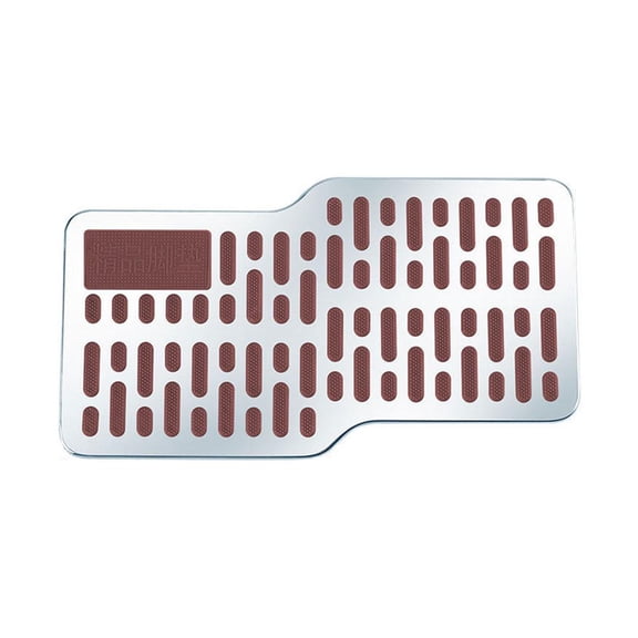 Stainless Steel Auto Foot Rest Pedal Plate for Driving Position: All-Weather, Waterproof and Custom Fit