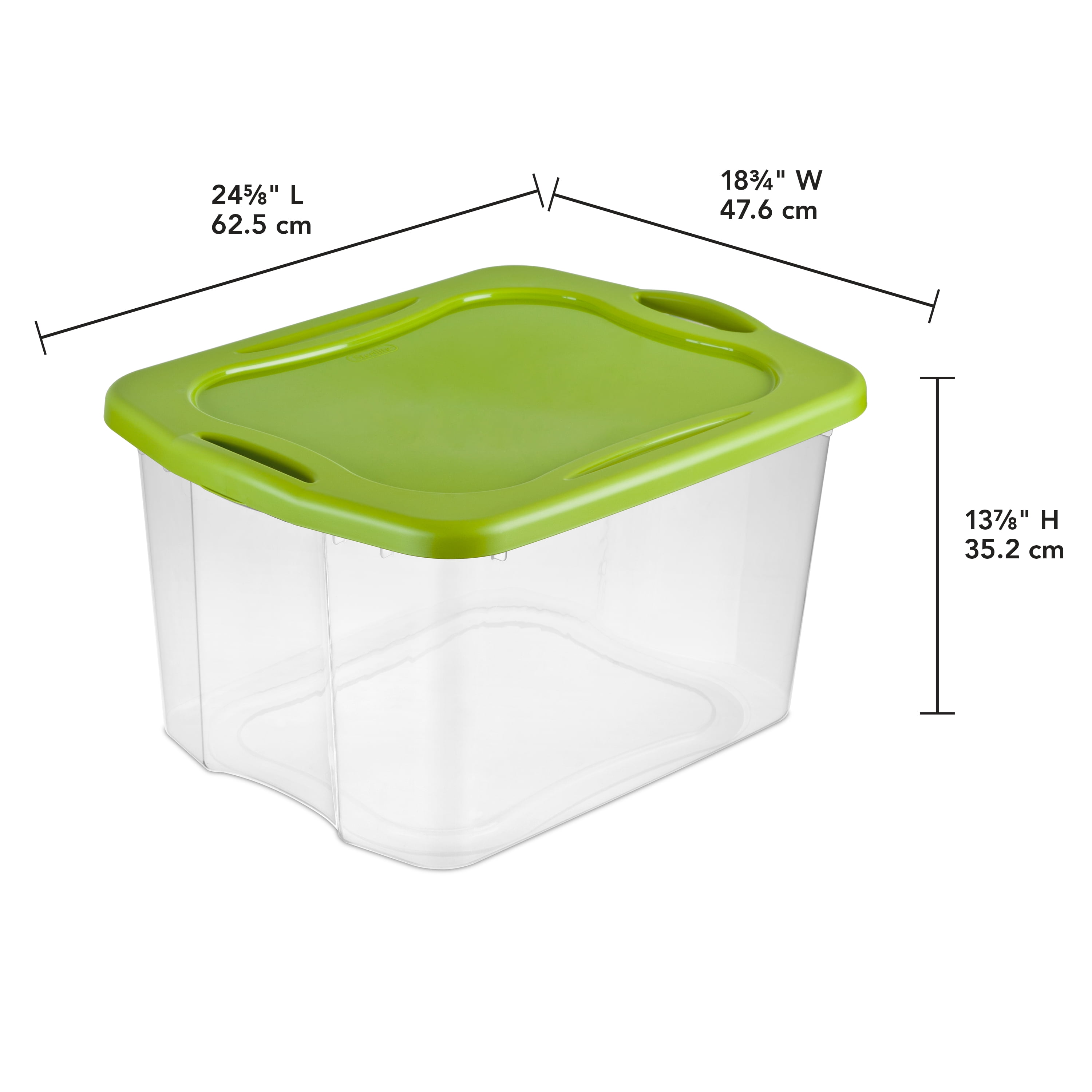 Sterilite 70 Quart 66 Liter Ez Carry Container