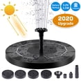thumbnail image 1 of Solar Fountain Pump Floating Solar Panel Water Pump Fountain Kit with Rechargeable Battery for Outdoor Garden Pond Swimming Pool, 1 of 9