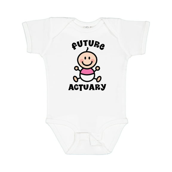 Inktastic Future Actuary Baby Girl Girls Baby Bodysuit