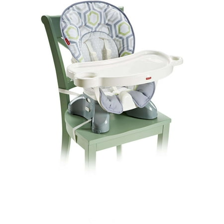 Fisher-Price SpaceSaver Adjustable High Chair, Geo Meadow