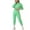 28-Workout Sets-Green, variant on SELONE Workout Outfits For Women 2 Piece Long Sleeve Hoodies Long Sweatpants Crop Hooded Neck Sweat Suits Loose Fit Taper Leg Gym Sets Solid Jogger Lounge Sets Streetwear Fall Wintern Clothes Red