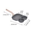 thumbnail image 3 of Antqov Three In One Frying Pan Flat Bottomed Pan Multi-purpose Non Stick Pan Household Frying Pan Multifunctional Fanshi Breakfast Pan, Home Accessories, 3 of 7