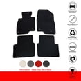 thumbnail image 2 of Ikon Motorsports Compatible with 14-18 Mazda 3 OE Factory Style Black Nylon Carpet Car Floor Mats Front Rear 4pcs 2014 2015 2016 2017 2018, 2 of 6