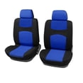 thumbnail image 1 of Funda universal Unique Bargains Delantero Coche Camión Asiento Kit Protector Negro Azul, 1 of 8