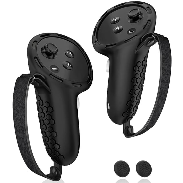 Empuñadura de mando AMZDM para Oculus Meta Quest 3S/Quest 3, color negro
