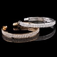thumbnail image 2 of Bracelet Opening End Rhinestone Women Charm Sterling Silver Bracelet for Club, 2 of 7
