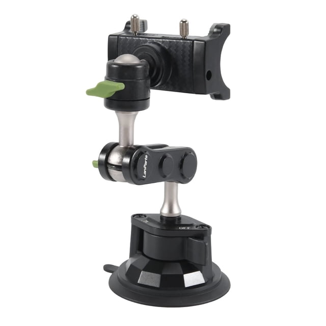 LanParte Soporte para TeléFono AutomóVil Estabilizador Selfie Stick Giratorio de 360°