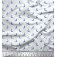 thumbnail image 1 of Soimoi Polyester Crepe Fabric Peacock Shirting Decor Fabric Printed Yard 52 Inch Wide, 1 of 1