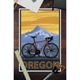 thumbnail image 3 of Mountain Bike and Mt. Hood, Oregon (12x18 Wall Art Poster, Room Decor), 3 of 3