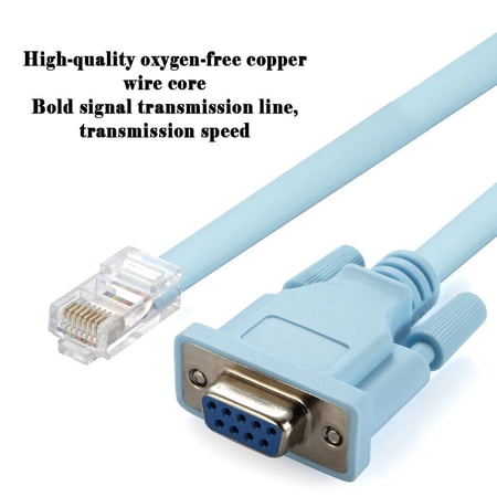 Cisco Console Cable - 6ft USB To RJ45, FTDI Chip, Compatible With Router/Switch