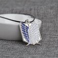 thumbnail image 3 of Collier Personnage d'Anime Attack on Titan Collier Pendentif Logo du Corps d'Enquête, 3 of 7