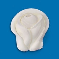 White Side Rose - Medium Royal Icing Cake/Cupcake Decorations 12 (Best White Icing For Cupcakes)