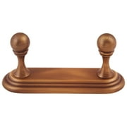 Embassy Wall Mounted Double Robe Hook, Antique English Matte