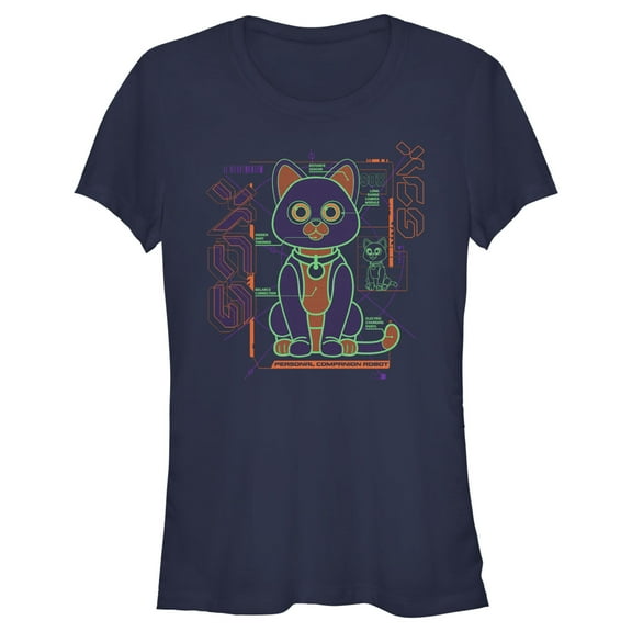 Junior's Lightyear Sox Schematic Graphic Tee Navy Blue Medium