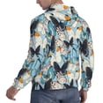 thumbnail image 6 of Sikiie Butterflys Men's Hoodie, Essentials Hoodie, Sweatshirt, Pullover Hooded Sweatshirt for Men-4X-Large, 6 of 7