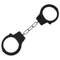 thumbnail image 3 of Wekvgz 2 pair of Black Handcuffs with Keys Metal Handcuffs Party Supplies Accessory Stage Party Props Pretend Play Handcuffs, 3 of 11