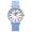 Light Blue, variant on by ASA Techmed Unisex 30mm Silicone Band Wristwatch, Red