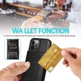 thumbnail image 5 of Entronix Wallet Case Compatible with iPhone 16 Pro Max, Card Holder Flip Cover, Black, 5 of 8